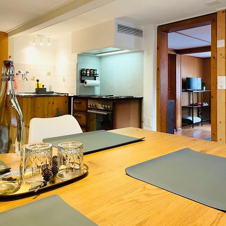 Lovely & Great Equipped Wooden Alp Chalet Flat Kandersteg Exterior foto