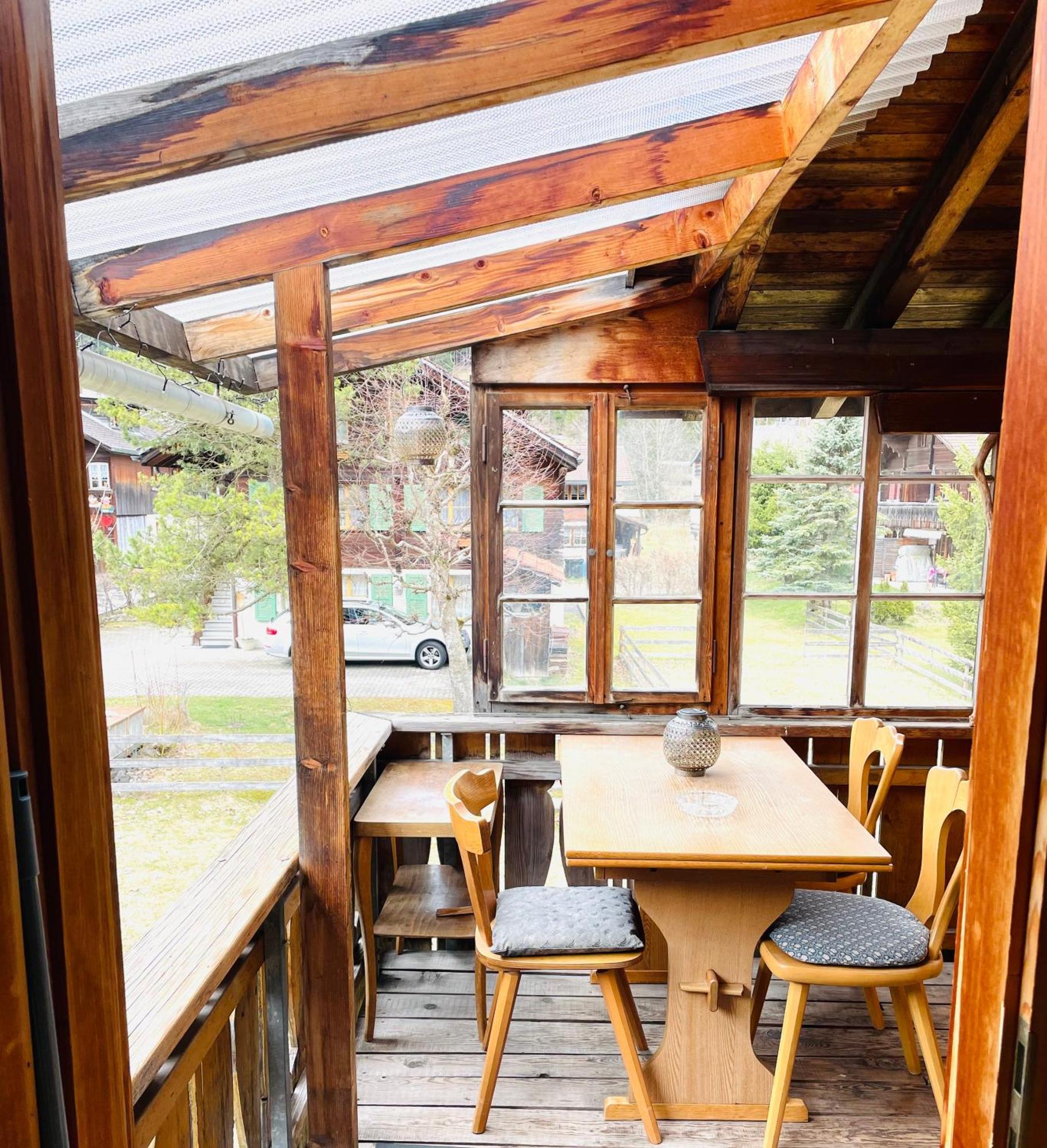 Lovely & Great Equipped Wooden Alp Chalet Flat Kandersteg Exterior foto
